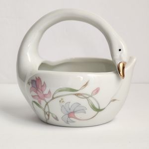 Takahashi Vintage Ceramic Swan Trinket Dish